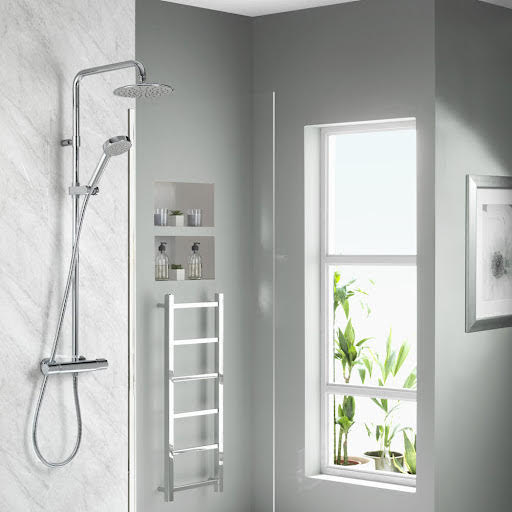 Photos - Tap Aqualisa Midas 110 Thermostatic Bar Mixer Shower with Adjustable & Fixed H 