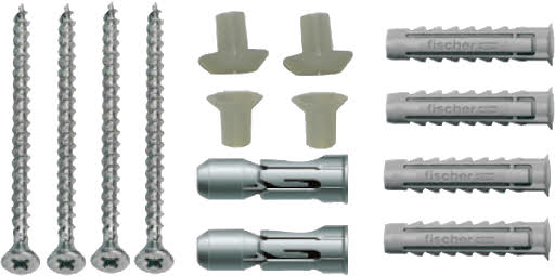 Essentials Basin To Wall/ Pedestal To Floor Fixing Kit