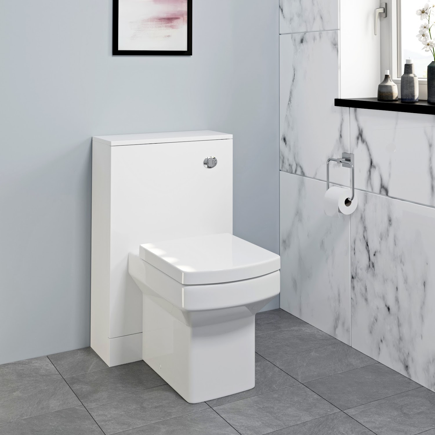 toilet cistern enclosure