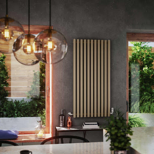 Terma Rolo Room  Quartz Mocha Designer Radiator 1200 x 590 mm