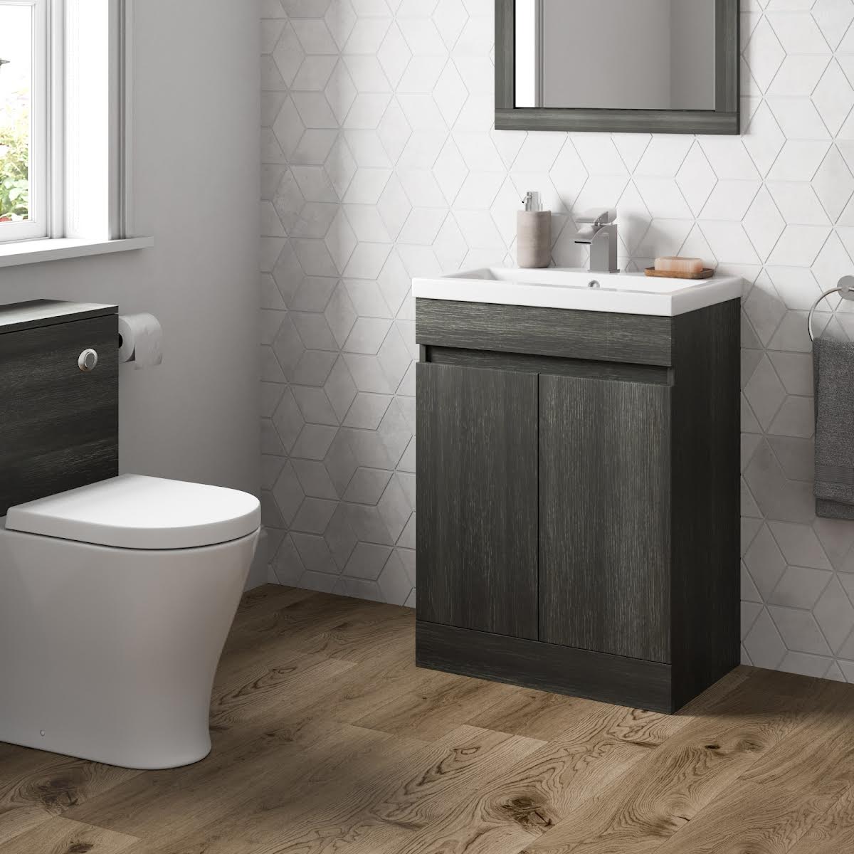 Wood Bathroom Vanity Units - Plumbworld