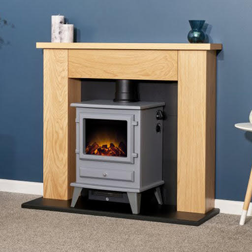 Adam Hudson Grey Electric Stove - 22525