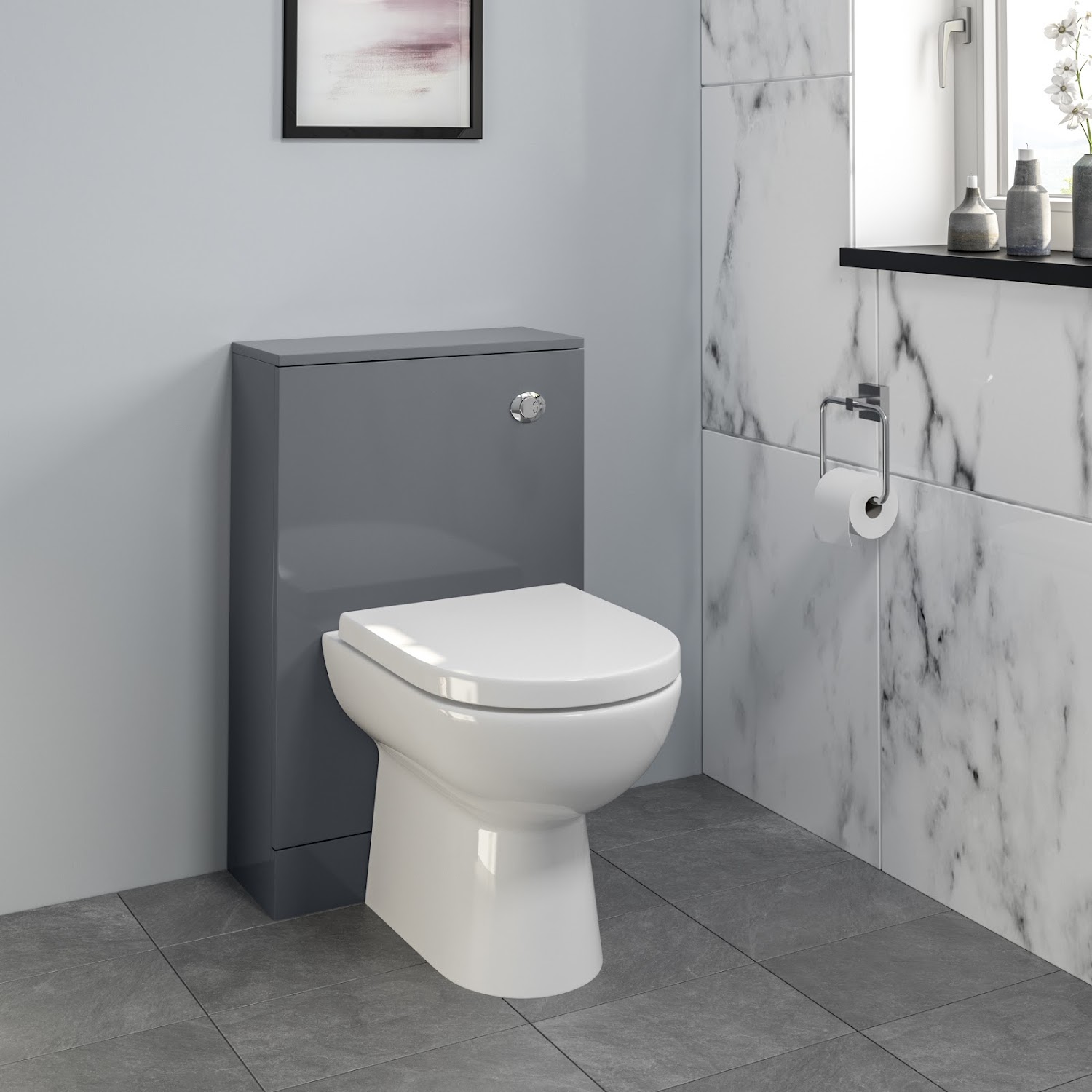 toilet cistern enclosure