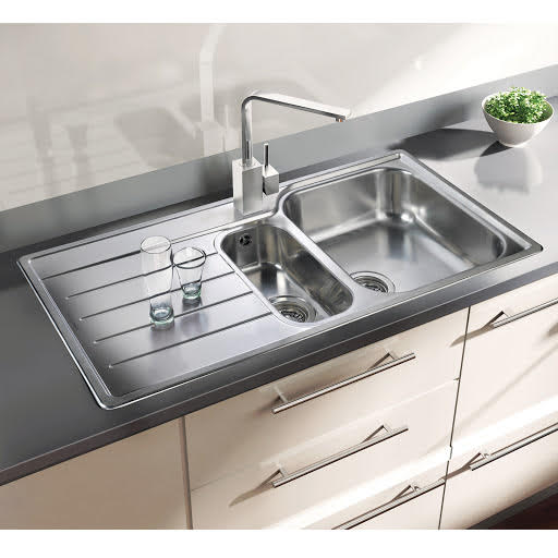 Rangemaster Oakland 1.5 Bowl Left Hand Inset Stainless Steel