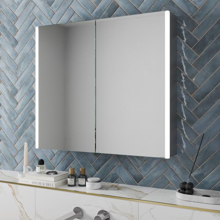 Artis Espello LED Illuminated Mirror Cabinet 600 x 700mm - Mains Power