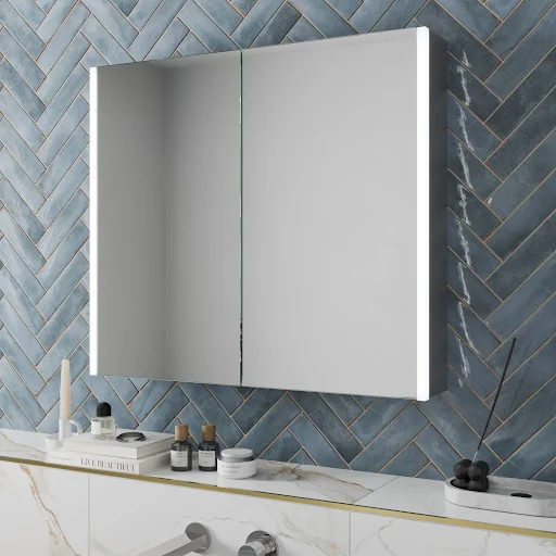 Artis Espello LED Illuminated Mirror Cabinet 600 x 700mm Mains Power