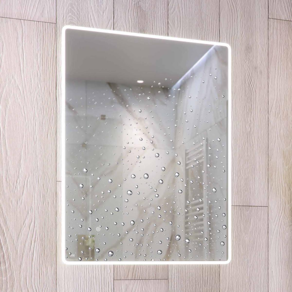 RAK Amethyst LED Bathroom Mirror with Demister Pad and Shaver Socket ...