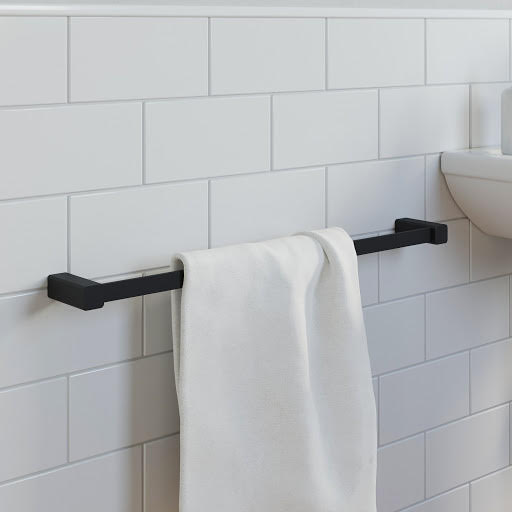 Architeckt Jupiter Black Towel Rail