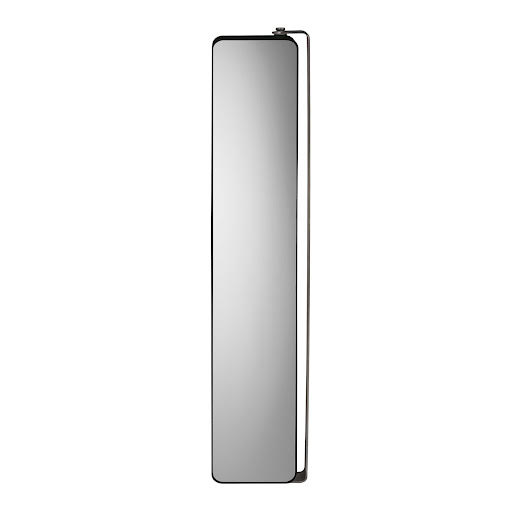 Croydex Arun Tall Pivoting Mirror Cabinet 200 x 1232mm - Matt Black