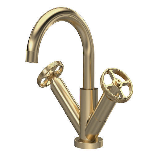 Hudson Reed Revolution Brass Mono Basin Mixer