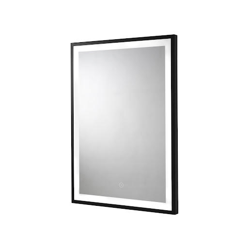 Croydex Burley Black Framed LED Bathroom Mirror