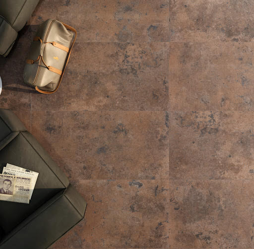 RAK Detroit Metal Brown Lappato 298 x 600mm Tile Pack of 6 Co