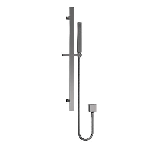 Aquari Quadro Adjustable Shower Kit - Pewter