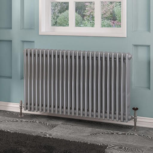 Eastlake Rivassa 600 x 1148mm Traditional 3 Column Radiator - Chrome