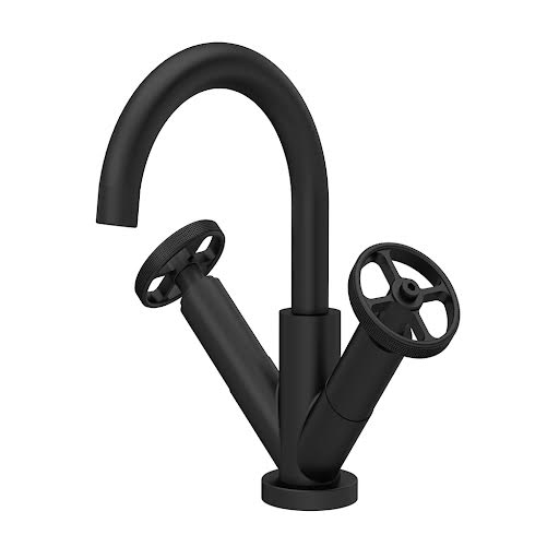 Hudson Reed Revolution Black Mono Basin Mixer