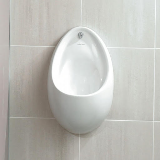 Armitage Shanks Contour Rimless Urinal, 670mm Back Inlet Concealed - S611001