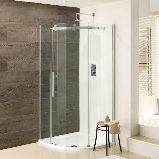 Clario Vanguard Frameless Quadrant Shower Enclosure 800 x 800mm – 10mm