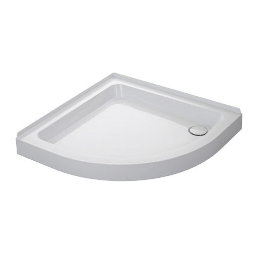 Mira Flight Quadrant Shower Tray 900 x 900mm 2 Upstands with Wa
