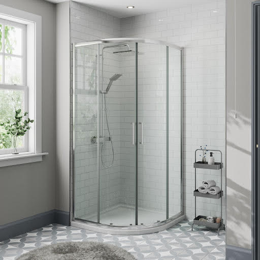 Diamond Quadrant Shower Enclosure 1000mm - 8mm
