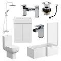 White Bathroom Suites