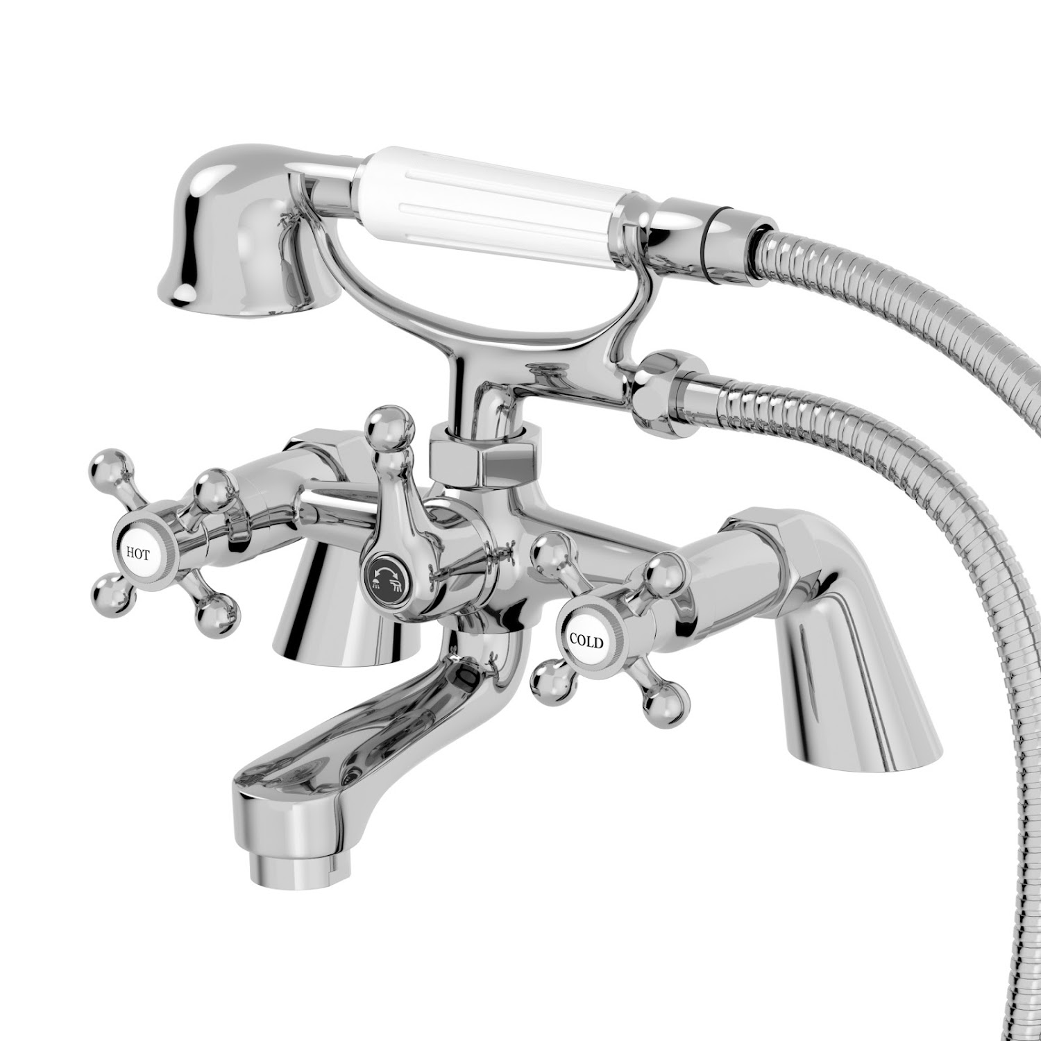 Traditional Bathroom Taps Set Mono Basin Sink Mixer Bath Shower Mixer