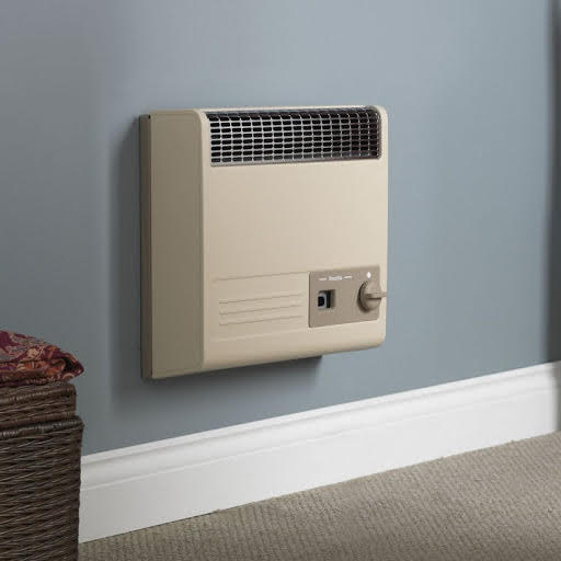 Baxi Brazilia F5 Manual Control Gas Fire Wall Heater Beige - 504521