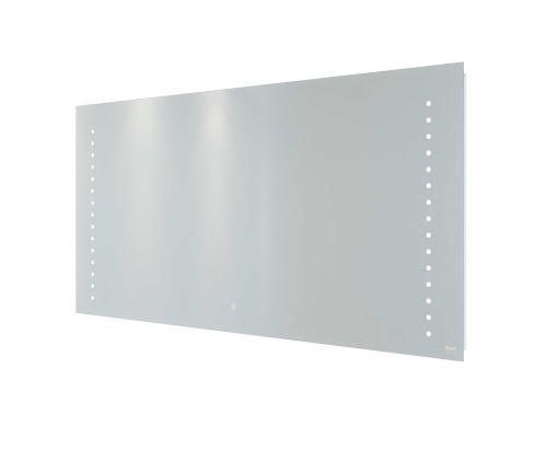 RAK Hestia LED Bathroom Mirror with Demister Pad and Shaver Socket 1200 x 600mm - Mains Power