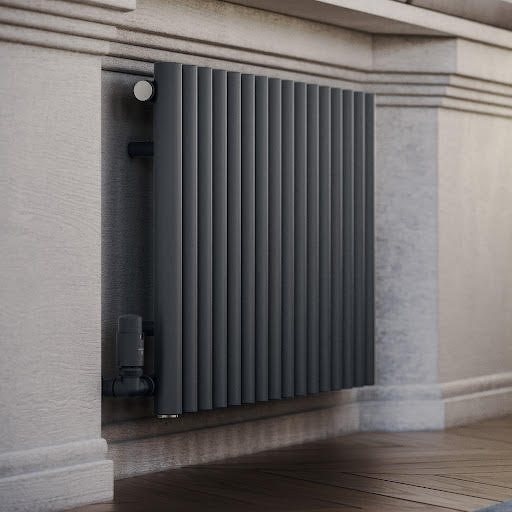 Terma Rolo Room Modern Grey Designer Radiator 500 x 865 mm