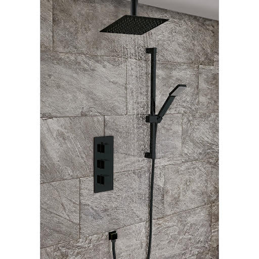Merano Concealed Thermostatic Shower with Ceiling Mounted and