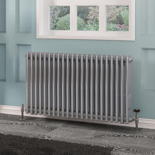 Eastlake Rivassa 600 x 1010mm Traditional 3 Column Radiator - Chrome