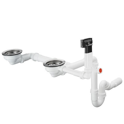 hansgrohe Double Bowl Kitchen Sink Waste Kit - 43928000