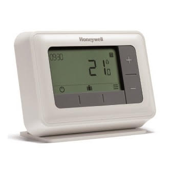 Honeywell 7 giorni Termostati, +21 ? +35 °C (superiore), +5 ? +21 °C (inferiore), Y4H910RF4003