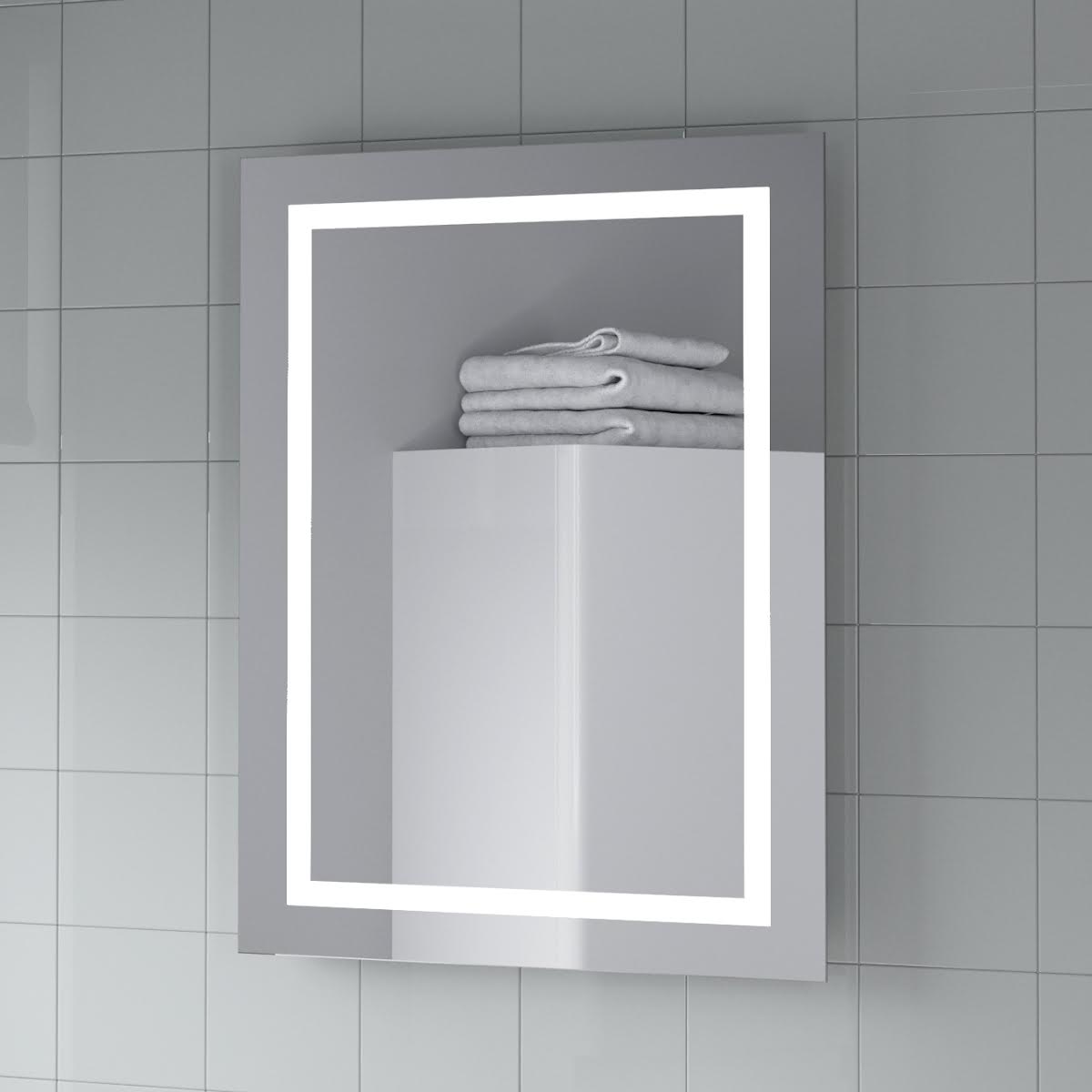 Artis Niteo LED Bathroom Mirror - 500 x 700mm - Battery Operated