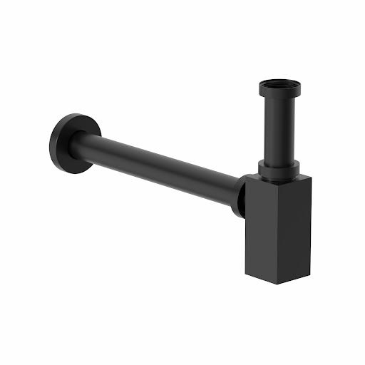 Architeckt Square Basin Bottle Trap 1 1/4" (32mm) - Black