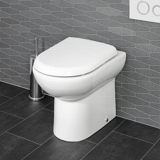 Saturn Back to Wall Modern Toilet and Soft Close Seat