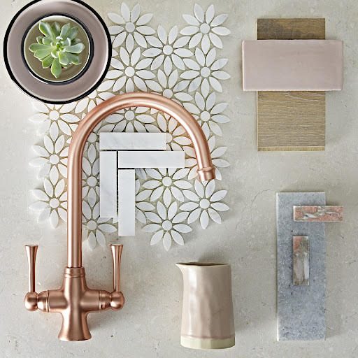 Rangemaster Estuary Kitchen Mixer Tap Brushed Copper  - TES1BC/