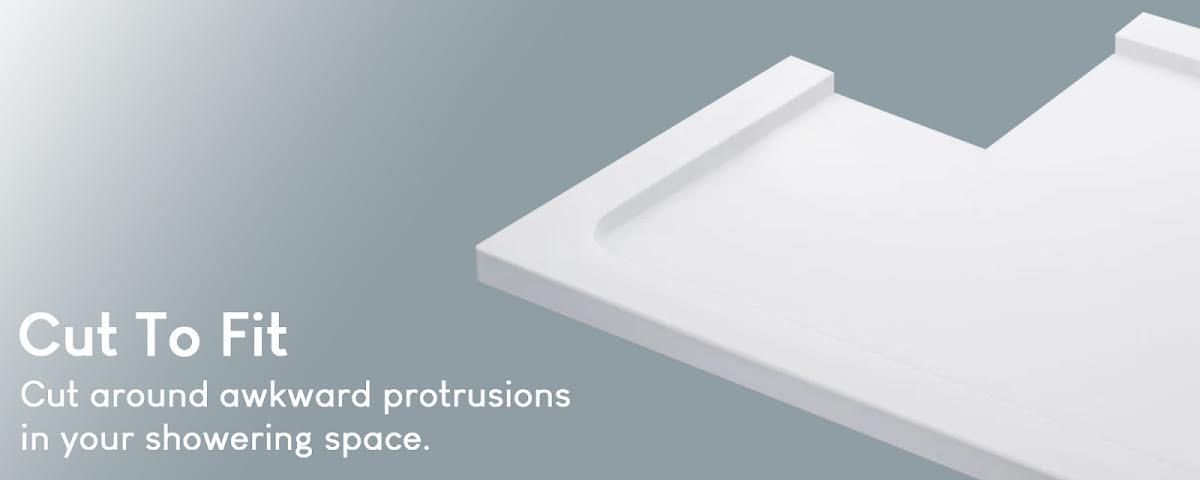 Podium Low Profile Rectangular Anti Slip Shower Tray - 1600 x 700mm ...