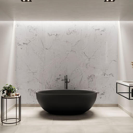 Multipanel Linda Barker Onyx Marble Bathroom Wall panel Unlipped 2400 x 598mm