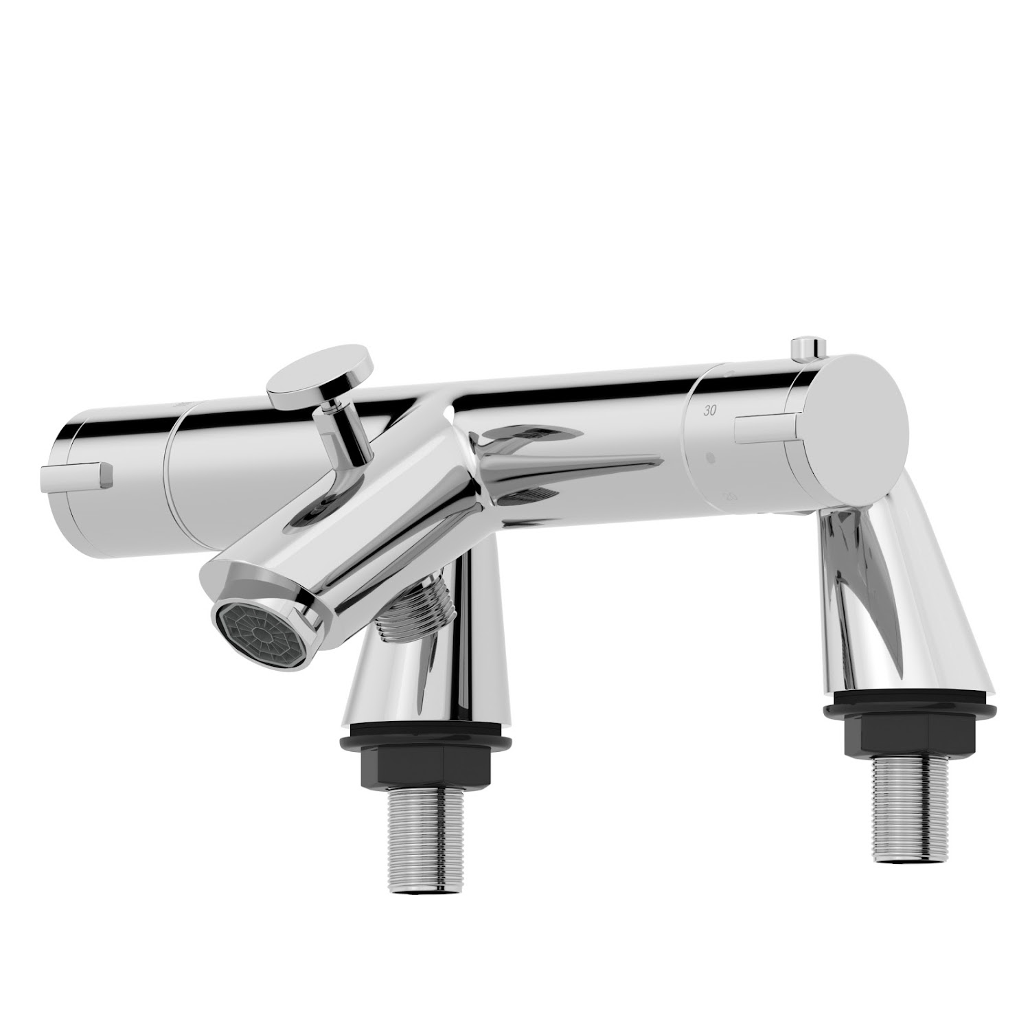 Luxury Bathroom Bath Filler Shower Mixer Tap Valve Only Thermostatic