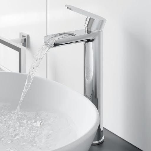 Architeckt Edsberg High Rise Basin Mixer Waterfall Tap
