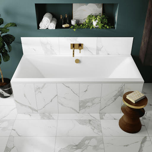 Hudson Reed Eternalite Asselby Double Ended Bath 1700 x 750mm - BDE007