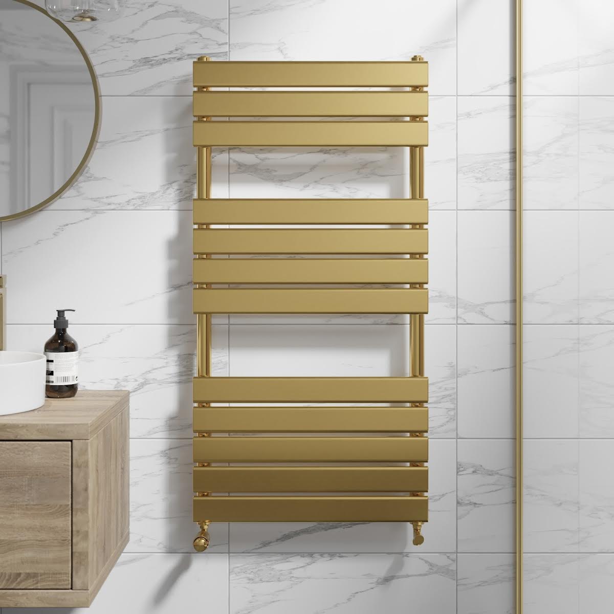 Brass Towel Radiators - Plumbworld