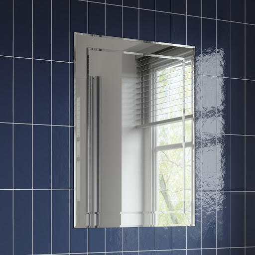 Essentials Specto Rectangular Frameless Bathroom Mirror 500 x 700mm