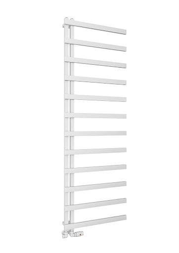 Solaro Platani 1800 x 600mm Heated Towel Radiator - Matt White