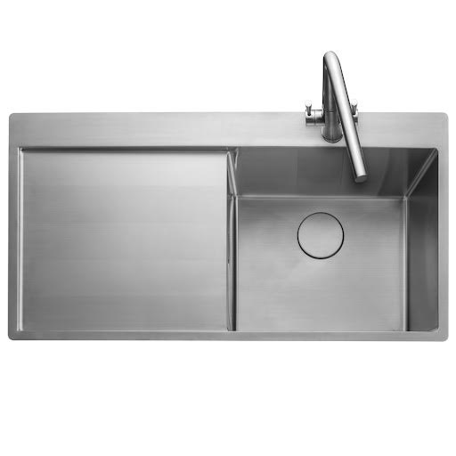 Rangemaster Cosmo Inset Single Bowl Stainless Steel Kitchen Sink 960 x 500mm, LHD - CSM9601L