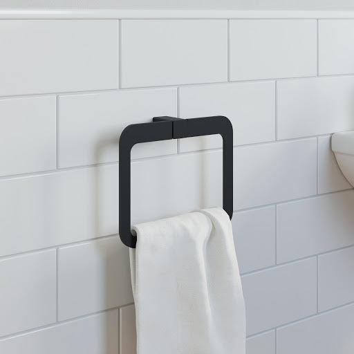 Architeckt Jupiter Black Towel Ring