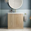 Artis Fluted Wood Bathroom Furniture