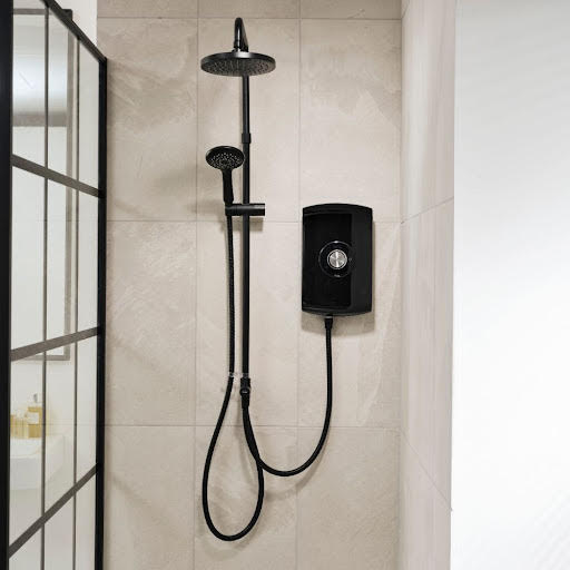 Triton Amore DuElec® 9.5kW Dual Electric Shower - Gloss Black