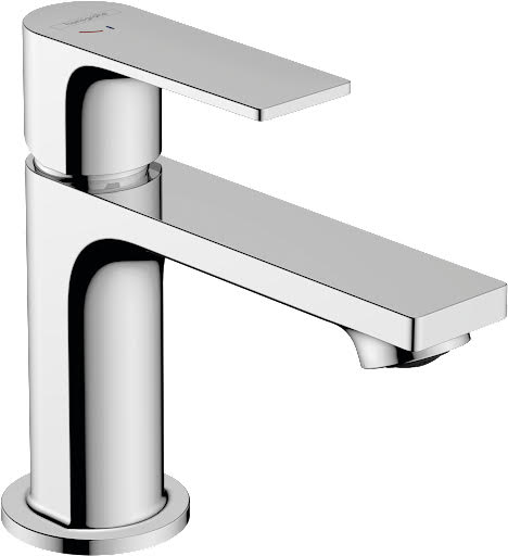 hansgrohe Rebris E 80 CoolStart Ecosmart Basin Mixer Tap - Chrome