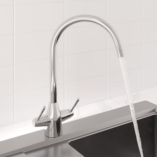 Sauber Contour Kitchen Mixer Tap Chrome